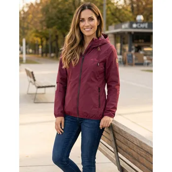 Dámská cargo bunda Dámská bunda ALTISPORT ERICA VÍNOVÁ XS
