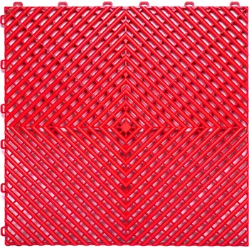 Venkovní dlažba Escape6 dlaždice modulární podlahy 40 x 40 cm červená