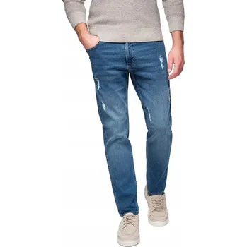 Pánské džíny Ombre OM-PADP-0255 pánské džíny se zúženými nohavicemi, velikost M