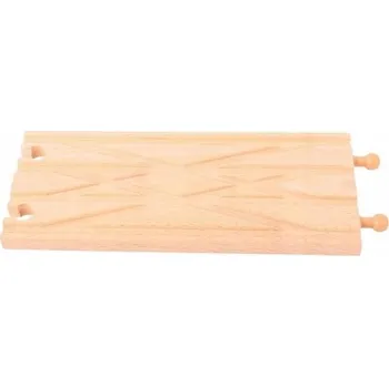 Vláček a vláčkodráha Rozšiřující díly pro vláčkodráhu Bigjigs Rail Křížení tratí 9 x 1,2 x 21,5 cm