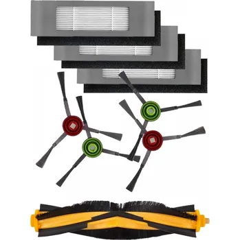 Sada příslušenství pro robotický vysavač HEPA filtry a kartáče k vysavači ECOVACS Deebot T9 Plus sada 8ks