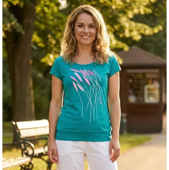 Dámské tričko Dámské triko ALTISPORT ALW174120 TMAVÝ TYRKYS S