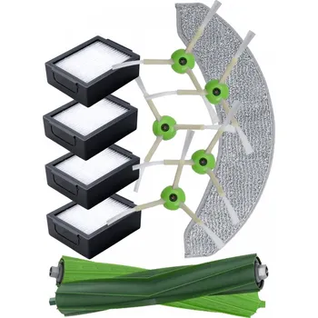 Sada příslušenství pro robotický vysavač Kartáče a HEPA filtry k vysavači IROBOT Roomba J9+ Combo Serie sada s mopem 12ks