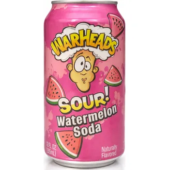 Limonáda Warheads Sour Soda Watermelon 355ml {USA}