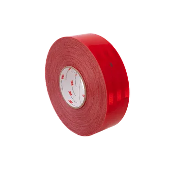 Sport 3M samolepicí reflexní páska, konturová, červená - 1 metr