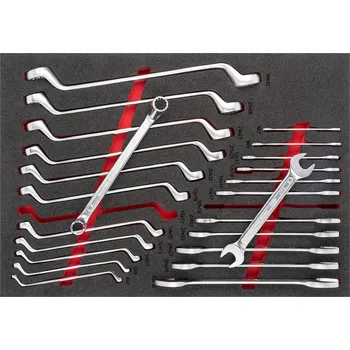 VIGOR V6808, Sada oboustranných očko-plochých klíčů | 24-dílný, 6x7–30x32