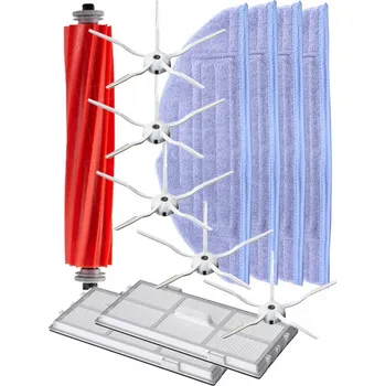 Sada příslušenství pro robotický vysavač HEPA filtry a kartáče pro vysavač XIAOMI Roborock S7 MaxV a sada mopů 12ks