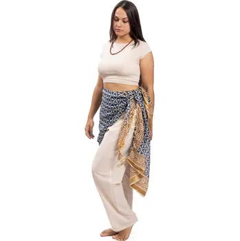 Šátek Sarong / šátek JALA / modrý ornament I.