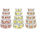 Florina Smaltované misky FRUIT 5ks mix