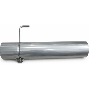 Kouřovod Česká republika Nerezová komínová roura s klapkou; Ø 102mm délka 0;5m