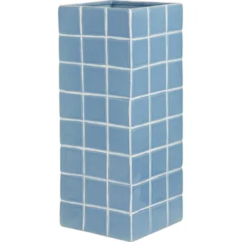 Váza Butlers TILES Váza 33 cm - modrá