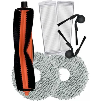 Sada příslušenství pro robotický vysavač Kartáče, HEPA filtry pro vysavač XIAOMI Robot Vacuum S40 Pro White a mopy 7ks