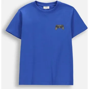 Dětské bavlněné tričko Coccodrillo WC6143226VBA fialová 54X, vel. 128