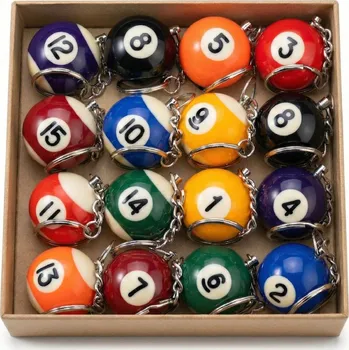 Biliárové koule v kazetě malé