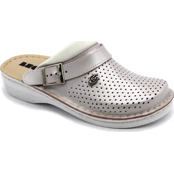 Dámská zdravotní obuv Leon V202 Dámská kožená zdravotní obuv - perlová Velikost: 41