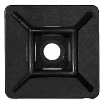 Samolepící šroubovací příchytka 19x19mm černá N.G. ELEKTRO NPSC 19x19C