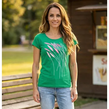 Dámské tričko Dámské triko ALTISPORT ALW174122 STŘEDNĚ ZELENÁ XS