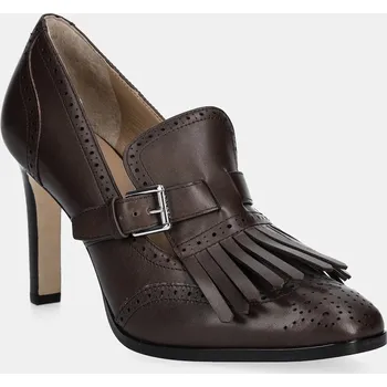 Dámská obuv Kožené lodičky Lauren Ralph Lauren Colleen Klt 802P02364001.200 hnědá 89X, EUR 41