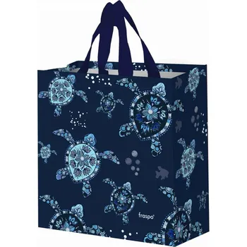 Taška 14 l, lamino, želva, modrá