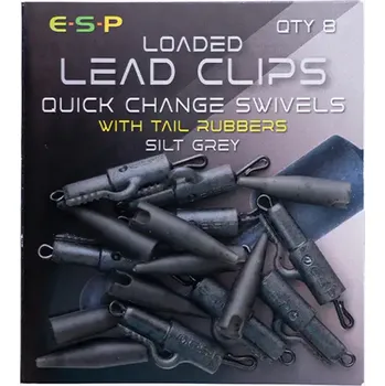 ESP závěsky Loaded Lead Clip Quick Change Swivel Grey