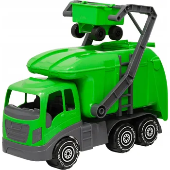 Obraz Velký popelářský vůz 40 cm s košem na odpadky. Pohyblivé části