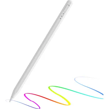 Techsuit - Stylus Pen (AX10-T) - pro iPad, Type-C, odmítnutí dlaně, citlivost na náklon, boční adheze, 125mAh - bílý