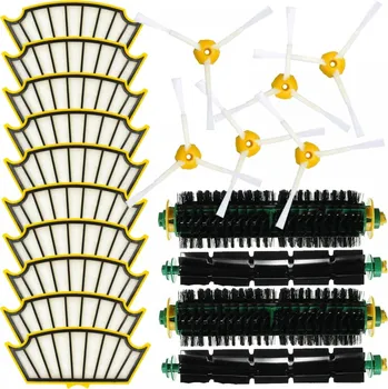 Sada příslušenství pro robotický vysavač Filtry a kartáče pro vysavač IROBOT Roomba 510 velká sada 20ks