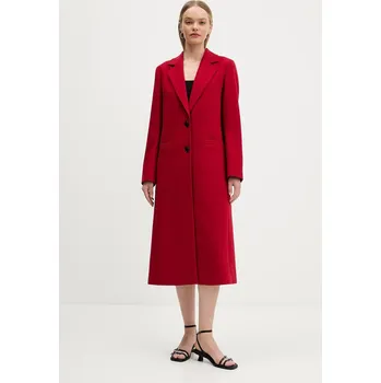 Dámský kabát Kabát s vlnou HUGO Mojeni 50547691 červená 33X, vel. 36