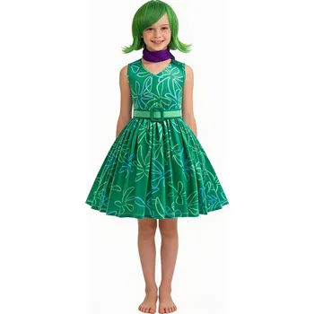 Karnevalový kostým Kostým Nechuť disgust - "V hlavě" s parukou Velikost: M