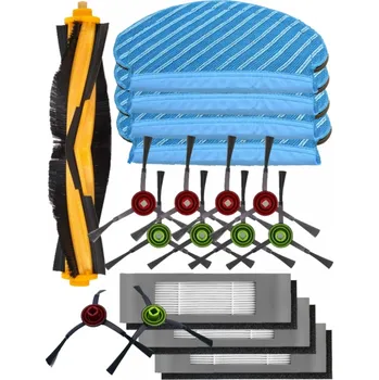Sada příslušenství pro robotický vysavač Kartáče a HEPA filtry pro vysavač ECOVACS Deebot OZMO 950 sada a mopy 18ks