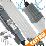 SADA 8x LED garážová lampa 36W 120cm 3000lm hermetická sada svítidel do garáže