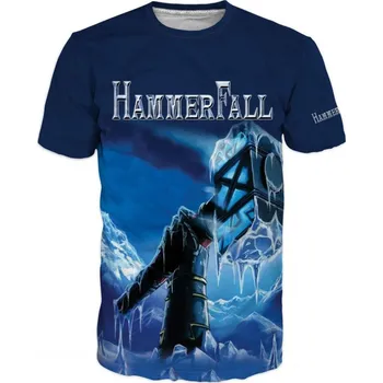 Pánské tričko metalove tricko Hammerfall velikost: 6XL - šířka 70 cm, délka 79 cm