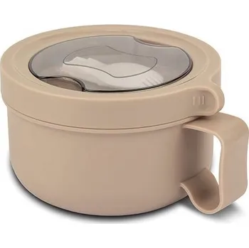 Termobox NAVA Greece Kulatý nerezový obědový box NAVA 850 ml - béžový