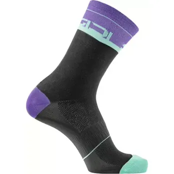 Pánské termo ponožky Sidi Sidi Viator Socks 18cm ponožky, Black/Violet velikost 35-39