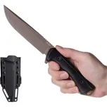ANV Knives® Nůž s pevnou čepelí P300 ANV®, Barva: GRNPU Černá, Varianta: Písková čepel - Cerakote