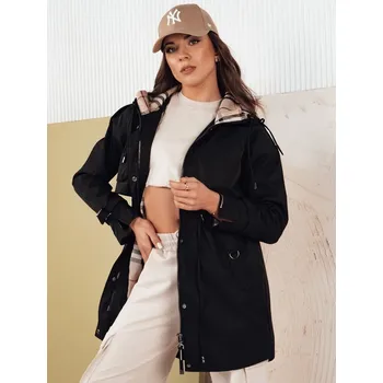 Dámský kabát Dámská parka DSTREET MOZA ČERNÁ XXL