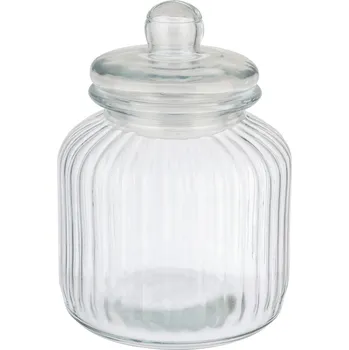 Dóza na potraviny APS Skleněná dóza Cookiego s víkem, 3 l