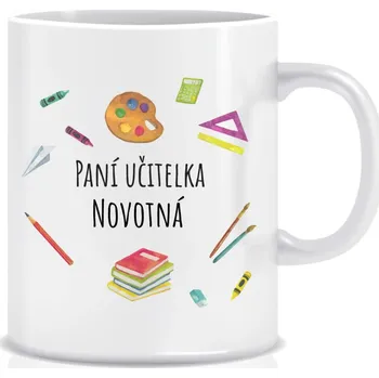 Klasický personalizovaný hrnek Školní pomůcky (300 ml)