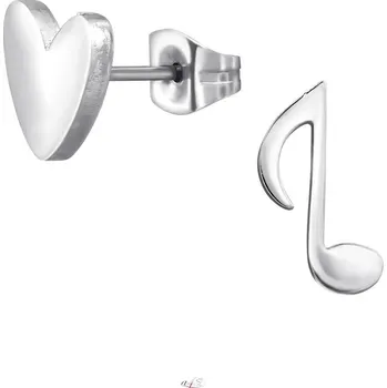 Náušnice Prosperk Náušnice ocelové music S2340