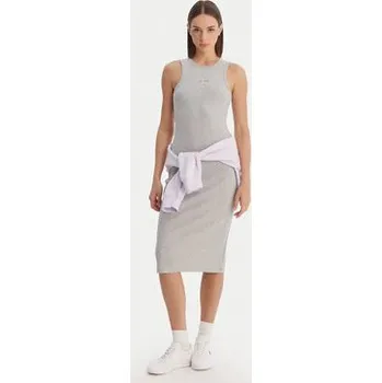 Dámské šaty Calvin Klein Jeans Každodenní šaty Monologo Baby LV047F242G Šedá Slim Fit L