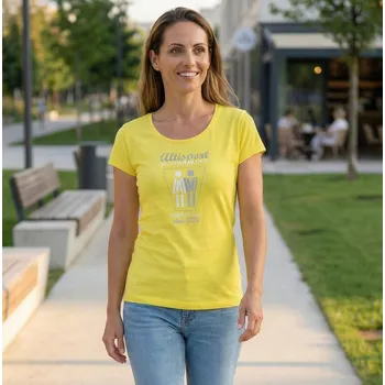 Dámské tričko Dámské triko ALTISPORT ALW049122 CITRÓNOVÁ XS