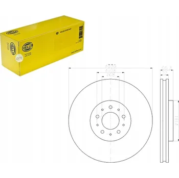 Brzdový kotouč BRZDOVÝ KOTOUČ HELLA 8DD 355 115-591