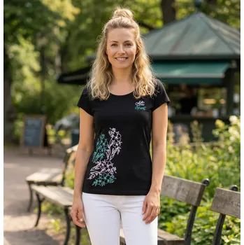 Dámské tričko Dámské triko ALTISPORT ALW168122 ČERNOMODRÁ S