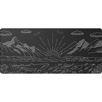 Podložka pod myš Dark Project Gaming Mousepad, Terra Nostra Black, XL