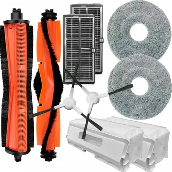 Sada příslušenství pro robotický vysavač Kartáče, HEPA filtry k vysavači XIAOMI Mijia H40 (D101CN) a sada mopů 10ks