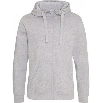 Pánská mikina Just Hoods Robustní mikina se zipem a tří dílnou kapucí Barva: šedá melír, Velikost: XL JH150