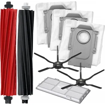 Sada příslušenství pro robotický vysavač HEPA filtry a kartáče pro vysavač ROBOROCK S8 Pro Ultra sada a sáčky 10ks