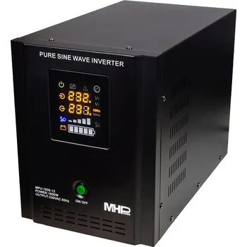 Záložní zdroj Záložní zdroj MHPower MPU-1600-12 - Z VÝSTAVY, UPS, 1600W, čistý sinus, 12V