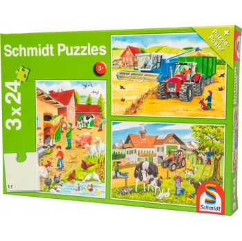 Puzzle Puzzle G3 72 dílků Schmidt Puzzle 3x24 Venkovské dílo