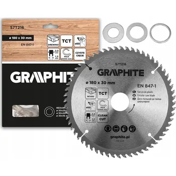 Pilový kotouč Kotouč pilový vidiový 180 x 30 mm, 60 zubů, na dřevo a MDF GRAPHITE